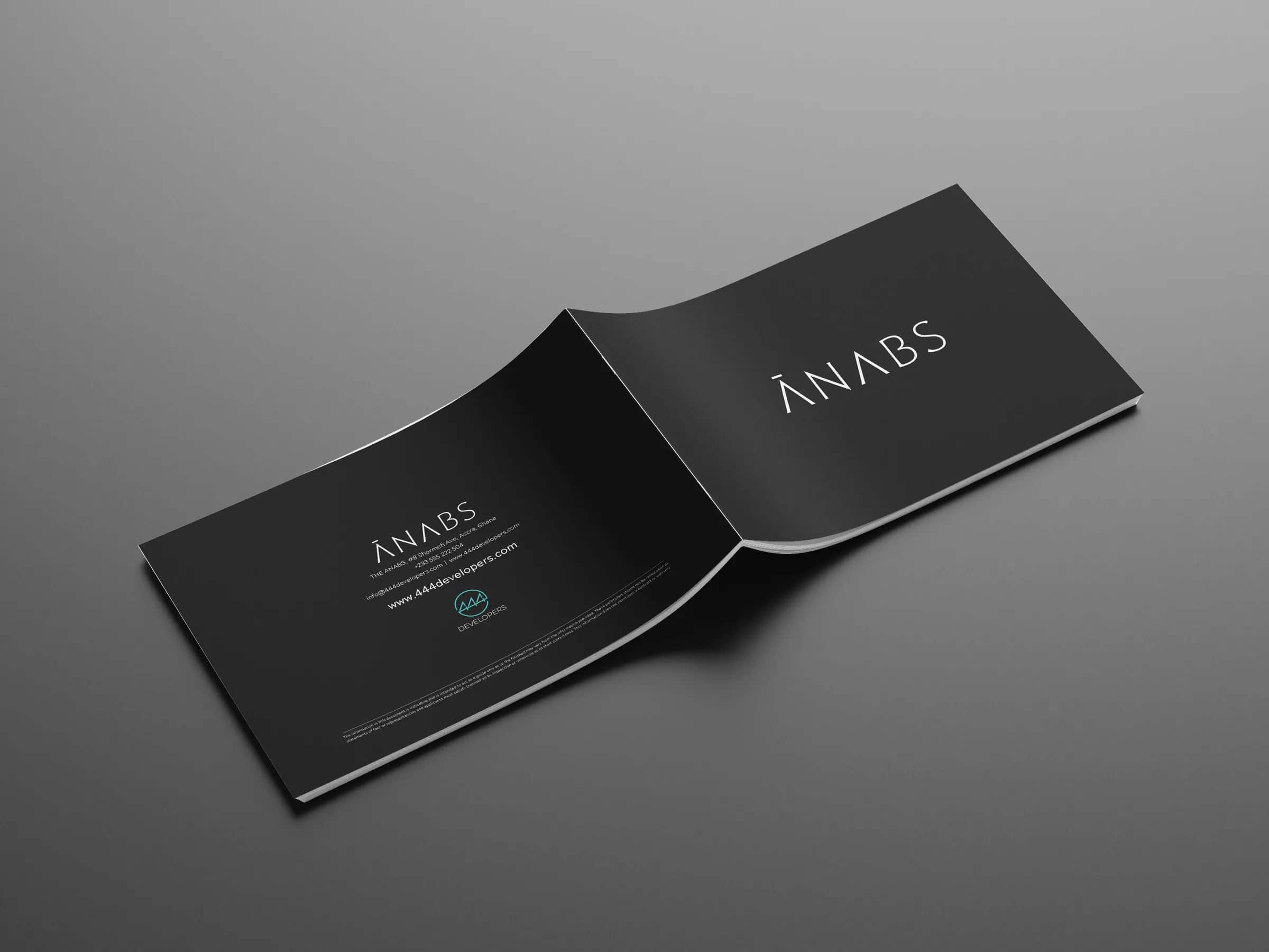 ANABS brochure spread with the tagline Living Above The Skyline